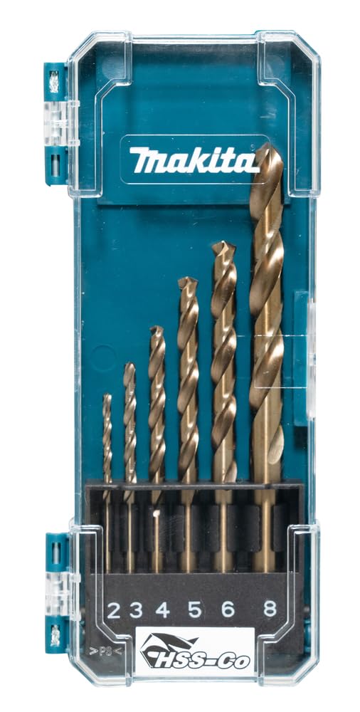 Makita D-75758 Metal Drill Bit Set (6 Pieces)