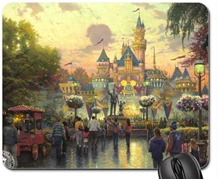 Amazon Co Jp ディズニーランド 50周年記念マウスパッド マウスパッド 遊園地のマウスパッド パソコン 周辺機器