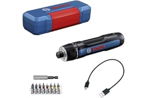 Bosch Professional Cordless Screw Driver Bosch GO 3 (incl. 8pcs bit Set, bit Holder, USB-C Cable, Mini Case)