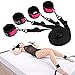 Under Bed Bondage Restraints Kits Fetish BDSM Restraint Set for Couples Game Play, EROKAY Hand Ankle Cuffs with Restraint Straps Rope