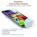 Ringke Screen Protector Compatible with Galaxy S5 - Invisible Defender [Max HD Clear Quality] Perfect Touch Precision High Definition (HD) Clear Quality Film (4-Pack) for Samsung Galaxy S5