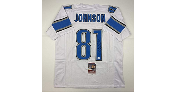 calvin johnson autographed jersey