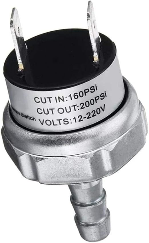 kesoto Air Compressor Pressure Switch D55168 N003990 160 PSI Cut On/200 PSI Cut Off Amazon.ca