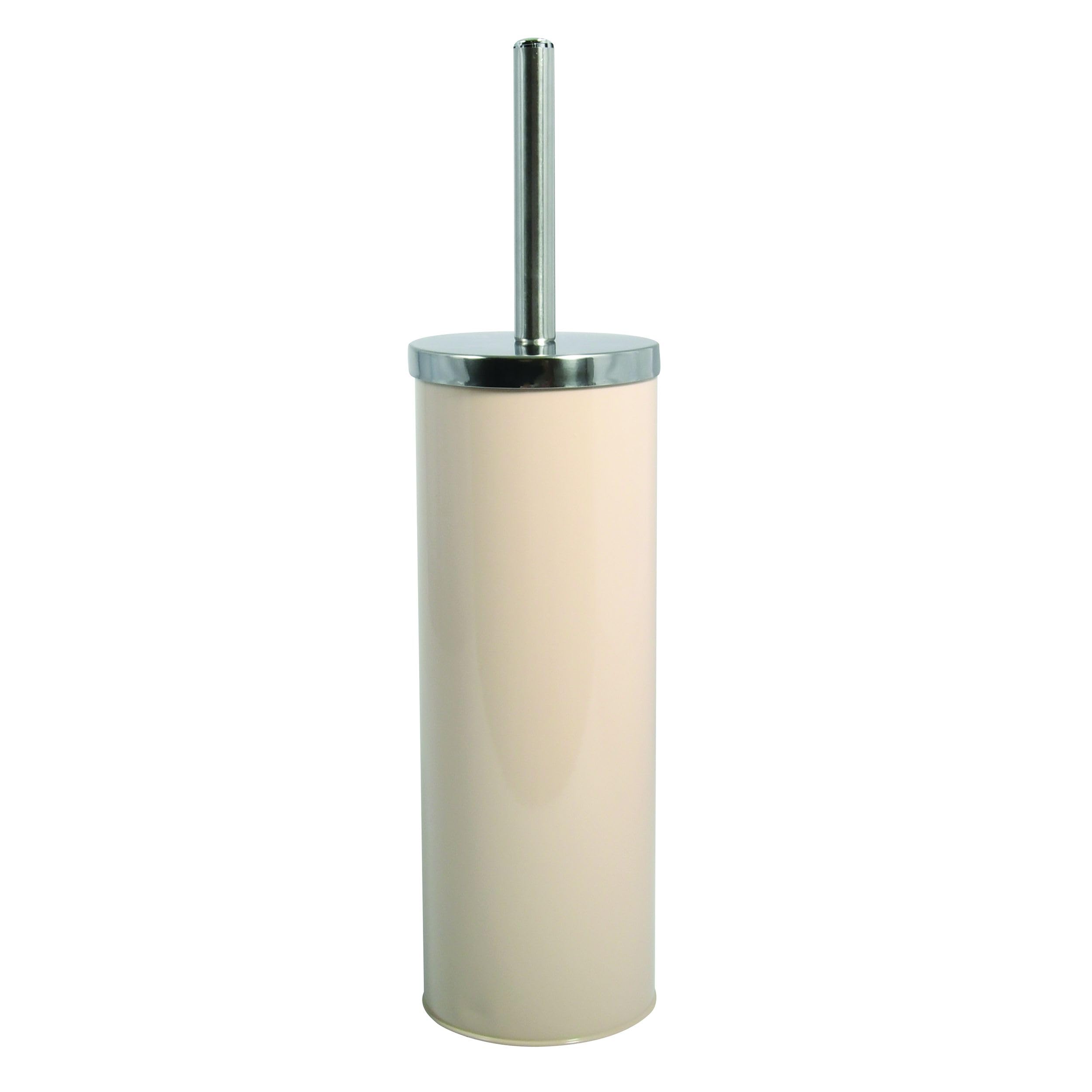 MSV Toilet Brush Made of Stainless Steel in Beige, 30 x 20 x 15 cm