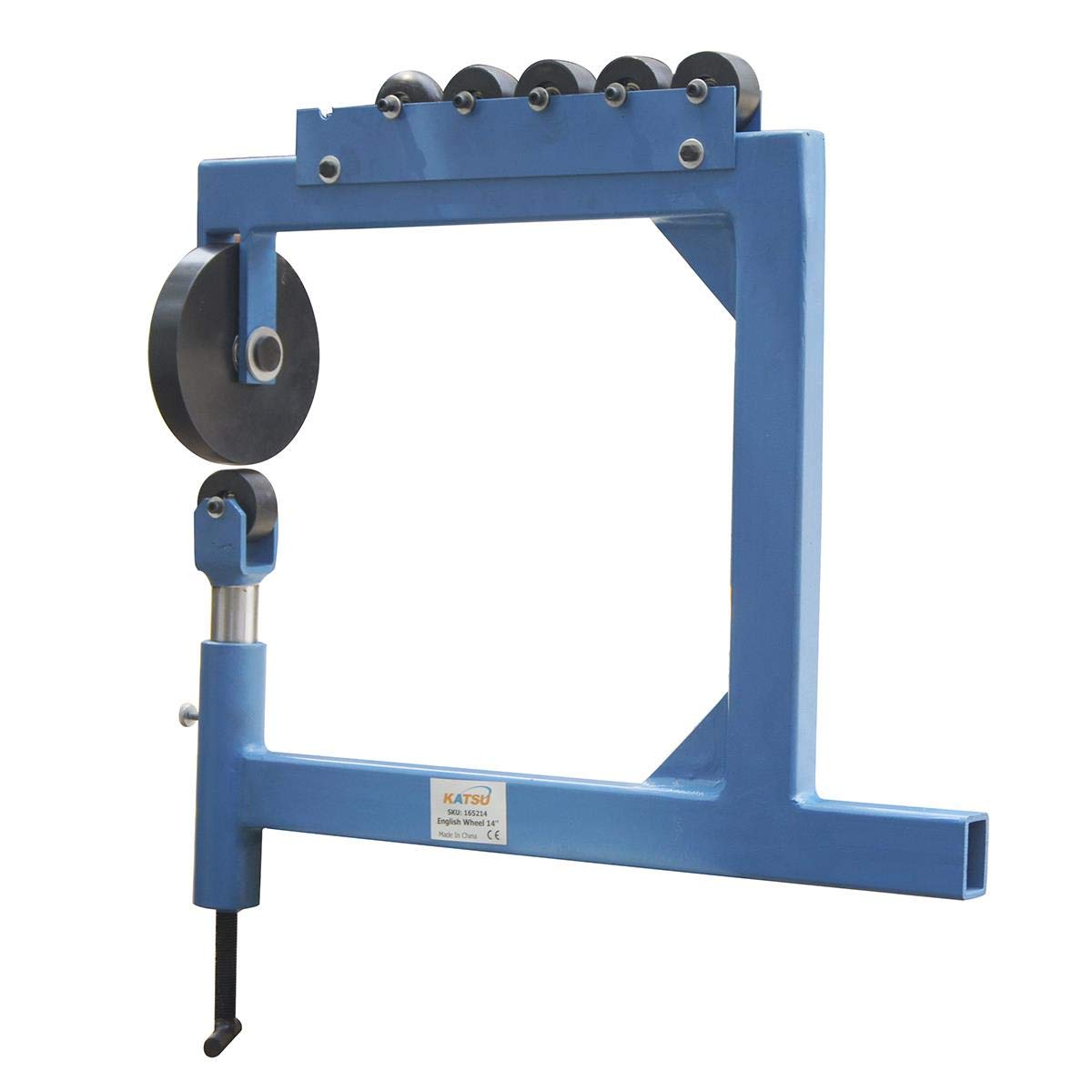 KATSU English Wheel for 0.8mm Sheet Metal, Vertical English Wheel for Shaping and Forming Modelling Steel Metalworking Car Body Engineering Forming Repair Tool