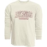 Blue 84 NCAA Unisex-Adult NCAA Officially Licensed Long Sleeve T-Shirt Ivory Dyed Ringspun Vintage