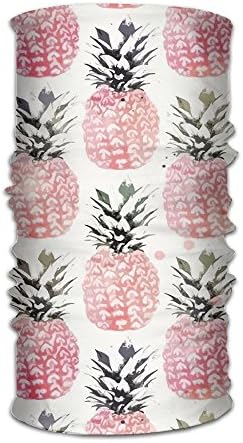 Liangrong Hui Pink Pineapple Headband Elastic Turban Head Wrap Floral Style Twisted Knotted Hair Band