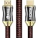 HDMI Cable 3 ft HDMI 2.0(4K@60HZ) Ready - 26AWG Nylon Braided- High Speed 18Gbps - Gold Plated Connectors - Ethernet, Audio Return - Video 2160p, for HD 1080p - Xbox Playstation PS4 PC, TV