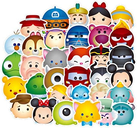 50Pcs Hot Disney Cartoon Character Stickers
