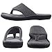RockDove Memory Foam Men's Flip Flop House Slipper, Open Toe Thong Sandals w/ Indoor Outdoor Sole
