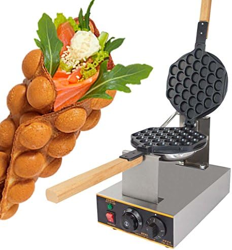 Stainless Steel Electric Egg cake oven QQ Egg Waffle Maker machine new
