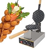 ALDKitchen Egg Waffle Maker Professional Rotated Nonstick (110V US Plug)