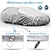 KAKIT Car Cover All Weather Outdoor Car Cover Durable Protect Car Paint with Free Anti-Theft Lock,Fits Sedan up to 185