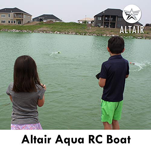 Altair Aqua [Ultra Fast Pro Caliber] RC Boat for Pools or Lakes, for Adults & Kids - CSP Child Safe  - //coolthings.us