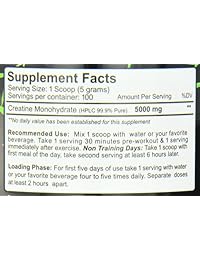 nutrakey Creatine Monohydrate, 6150001, 1, 1