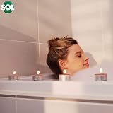 SOL 60pk Scented Tealight Candles - 3.5 Hour Burn Time, Mixed Scents, Home Decor view 6