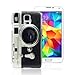 Amtonseeshop Newest Fashion Hot Selling Unique Special Case for Samsung Galaxy S5 I9600 G900 (Plastic Camera Hard Back Case)