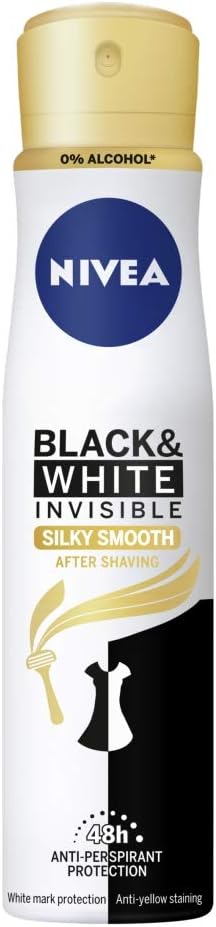 Nivea Black & White Invisible Silky Smooth Anti-Perspirant, 250ml