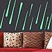 Yanqiao 12pcs/Set Meteor Luminous Stars Noctilucent Glow in The Dark Wall Decals Living Room Bedroom Kids' Room Nursery D¨¦cor Home Decorative DIY 3D Wall Stickers Gifts