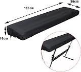 nuoshen 88 Key Piano Keyboard Dust Cover with Drawstring Locking Clasp view 3