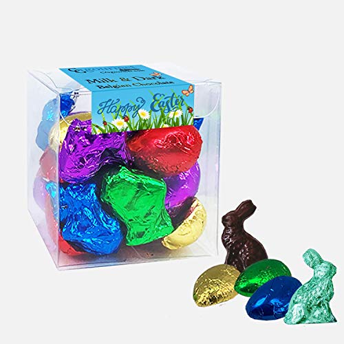 Easter Gourmet Chocolate Gift Box Milk and Dark Chocolate Bite Size