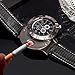 Cigarette Lighter Watch,Vishm Rechargeable Sporty wristwatch Quartz Watches Cool Digital USB Flameless Cigarette Lighter Watch Novelty Windproof-Good Gift (Black)