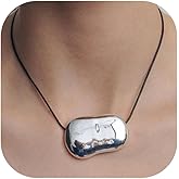 Frodete Statement Necklace for Women Chunky Gold Necklaces Long Pendant Necklace Boho Necklaces Gold Pendant Jewelry Cowboy Chic Style Cowgirl Outfit