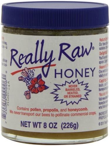 Really Raw Raw Honey, 8-Ounce (Pack of 4) by Really Raw