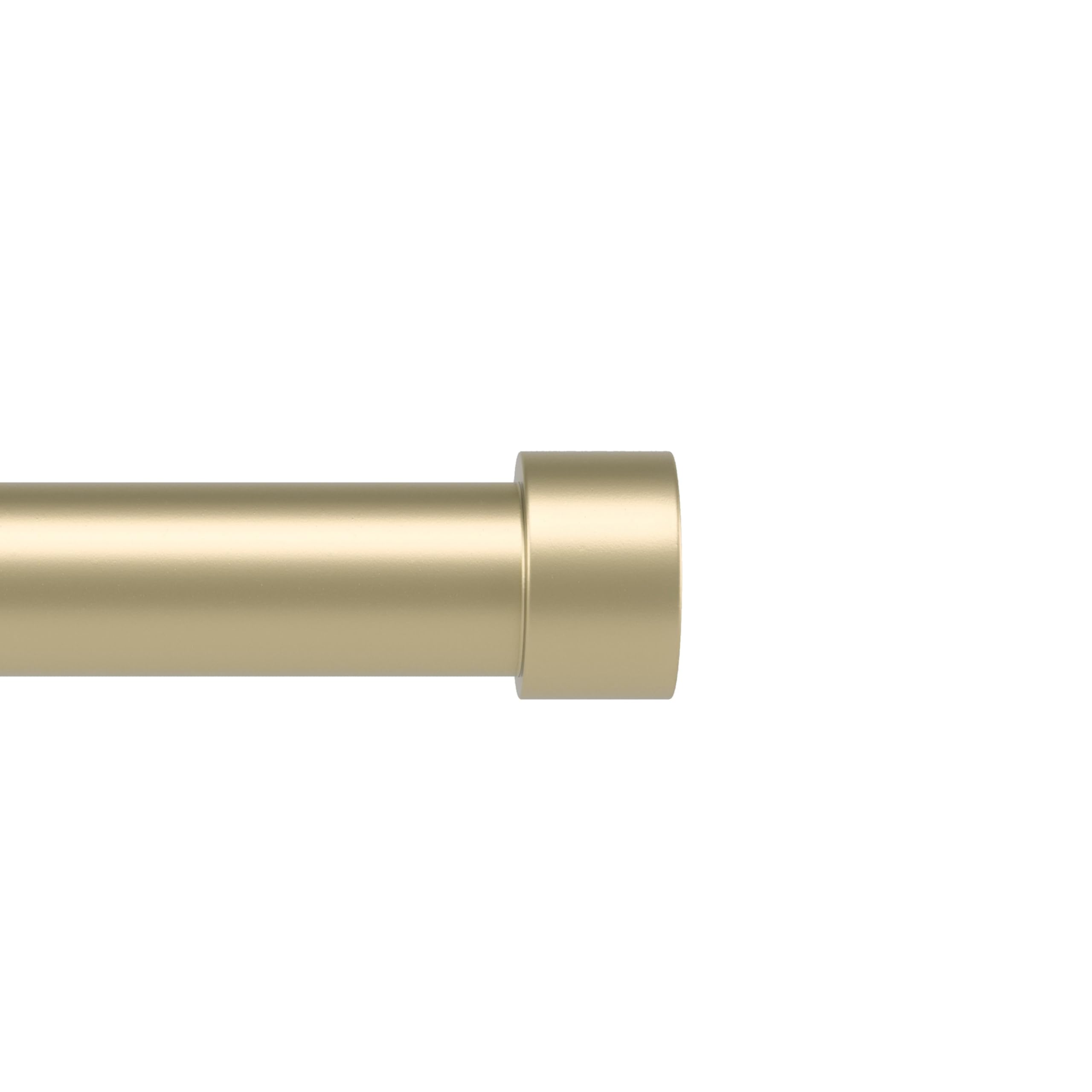 Photo 1 of ****Bundle of 2****Umbra Cappa Curtain Rod, Includes 2 Matching Finials, Brackets & Hardware, 66 to 120-Inches, Gold