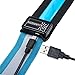 ILLUMISEEN LED Reflective Belt Sash | High Visibility LED Lights with 2 Lighting Modes | Adjustable Quick Release Buckle | USB Rechargeable, No Batteries Needed | Weatherproof Professional Safety Gear