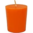Zest Candle 12-Piece Votive Candles, Orange