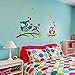 YJYdada Removable Waterproof Cartoon Animal Owl Wall Sticker for Kids Rooms Home Decor
