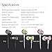 ROCK Earbuds with Microphone Metal Housing Durable Braided Cable Low Distortion Noise Isolating HiFi Stereo Heavy Bass Wired Stereo in-Ear Earbuds Headphones Headset with 3.5mm Jack (Tarnish)