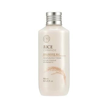 The Face Shop Rice & Ceramide Moisturizing Facetoner Enriched With Rice Extracts To Brighten The Skin Suits All Skin Types, 150 ml