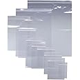 Interplas CZA4 4 Mil Ziplock Bag Assortment Pack, 13" Height, 13" Width (Case of 1000)