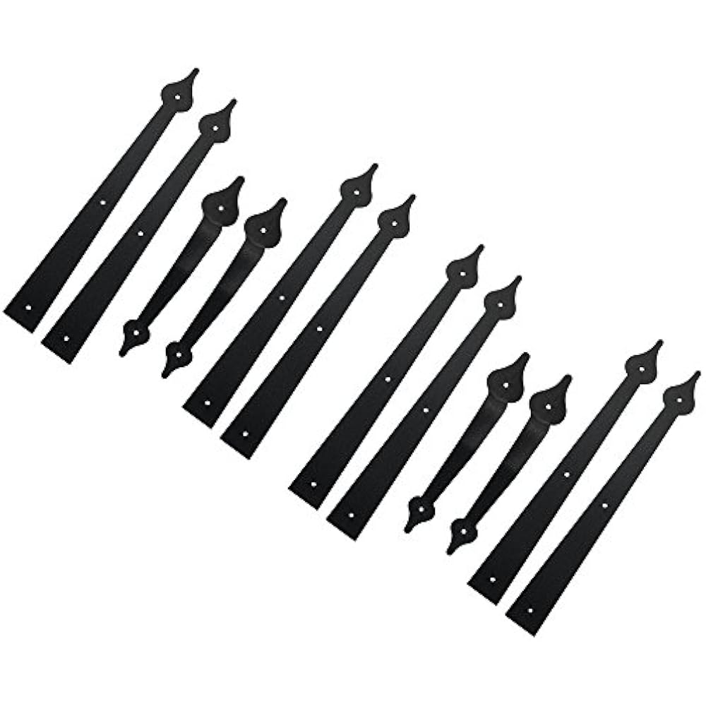 Garage Carriage Door Hinge Handles Hinges Decorative Hardware Kit For