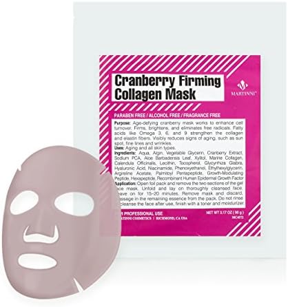 Martinni Cranberry Firming Collagen Face Mask