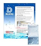 Dry & Dry [12 Packs [Net 9 Oz/Pack] Premium Hanging Moisture Absorber to Control Excess Moisture for Basements, Closets, Bathrooms, Laundry Rooms.