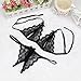 BEAUTYVAN Sexy Underwear Women Lady Sexy Cute Lingerie Lace Underwear Sleepwear G-String Lingerie (Black)