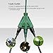 DEWENWILS 15 FT Outdoor Extension Cord, Weatherproof 16/3 SJTW Power Cable for Outdoor String Lights and Landscaping String Lights, ETL Listed, Pack of 2, Green