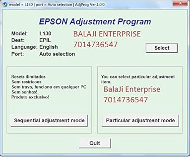 l130 adjustment program