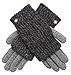 MIRMARU Women's Winter Wool Blend Double Layer Knitted Warm Gloves