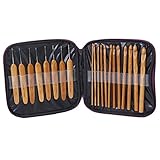 20Pcs Crochet Hooks Knitting Needles Set with Case
