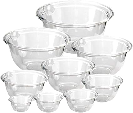 Amazon Co Jp ナガオ ボール 耐熱 クックボウル 9サイズ セット 日本製 ホーム キッチン