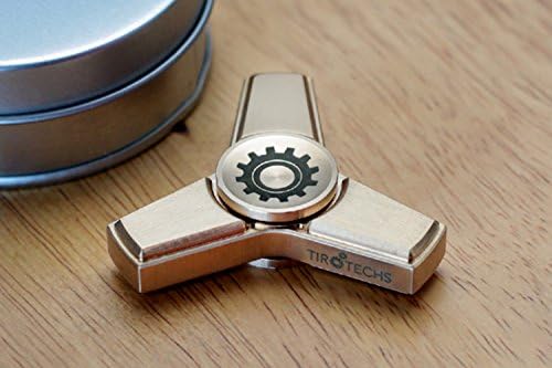 Best Fidget Spinner Toy Fidget Finger Toys w/ Fidget Wheel Ideal Fidget Spinners Hand Toy &amp; Spinner Toy Autism, ADHD, ADD Premium Hand Spinners Fidgeting Toys for Anxiety Durable Hand Spinner (Brass)