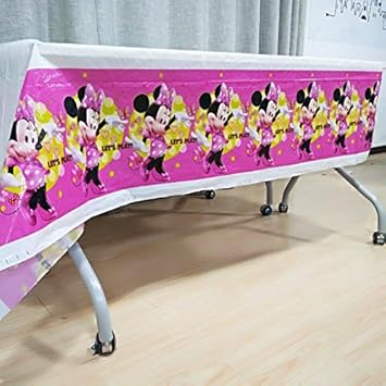 Premium Quality Minnie Mouse Theme Table Covers Minnie Happy