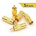 VCE 10-Pack Gold Plated BNC Female to RCA Phono Male Plug Adapter CCTV