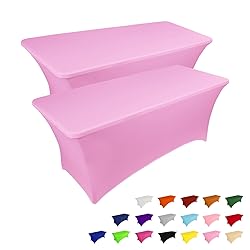 IVAPUPU 2 Pack 4FT Table Cloth for Rectangular