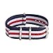 OWNITOW 4 Pack Nylon Watch Bands, Canvas Fabric Ballistic Nylon Watch Straps - Widths 16mm 18mm 20mm or 22mm 24mm