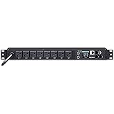 CyberPower PDU41002 Switched PDU | 100-120V/20A (Derated to 15A), 8 Outlets, 1U Rackmount